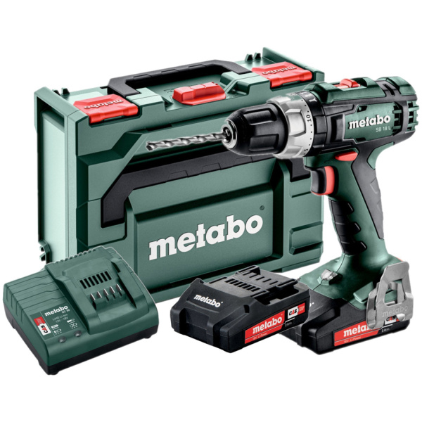 SB 18 L 18V Akumulatorska vibraciona bušilica - odvrtač Metabo 2 x 2,0Ah l 602317500