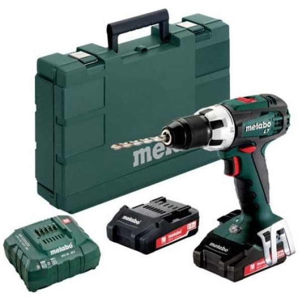 BS 18 LT Compact 18V Metabo akumulatorska bušilica - odvrtač  2x2,0 Ah l 602102530