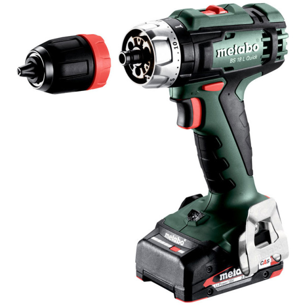 BS 18 L Quick 18V Akumulatorska bušilica - odvrtač Metabo  2 x 2,0 AH l 602320500