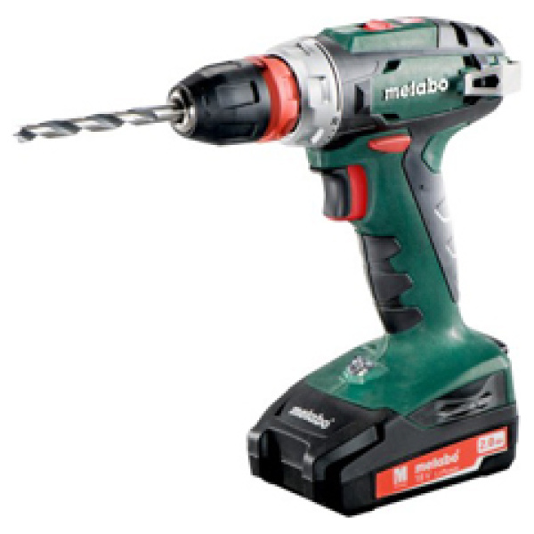 BS 18 Quick 18V Metabo akumulatorska bušilica - odvrtač  2x2,0 Ah l 602217500