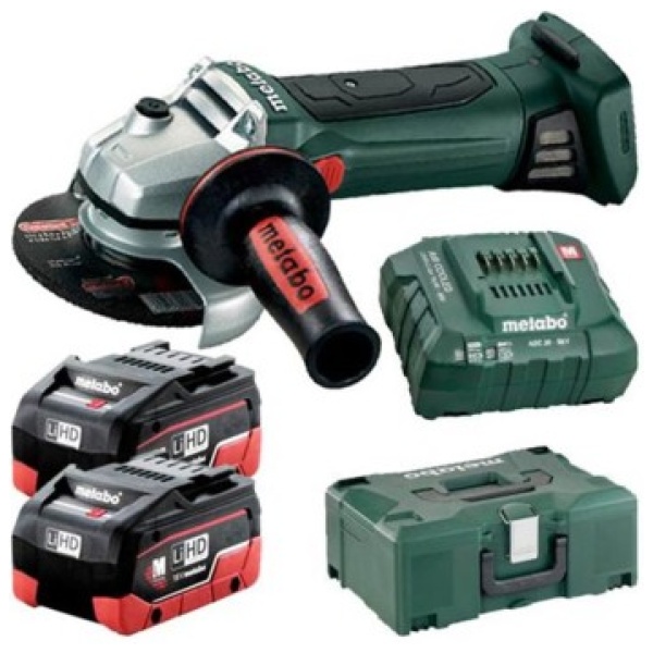 W 18 LTX Quick 18V Metabo Aku. ugaona brusilica 125mm/2 x 5,2Ah l 6021746506