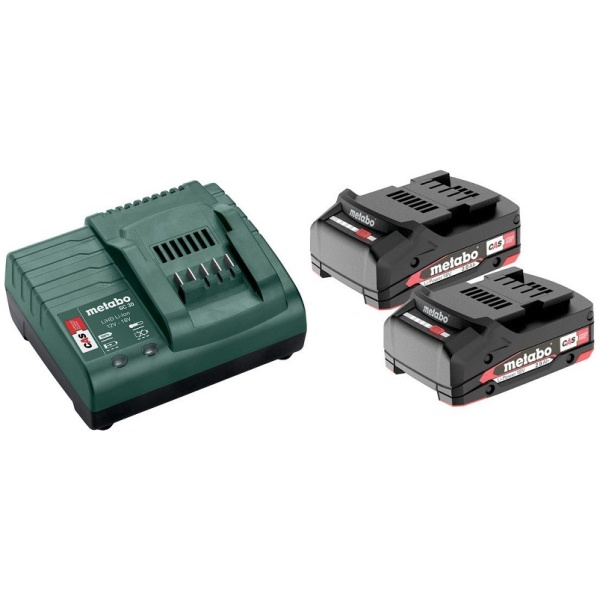 Metabo Basic Set baterija 2 x 2,0 Ah; 18V; punjač SC 30 l 685161000