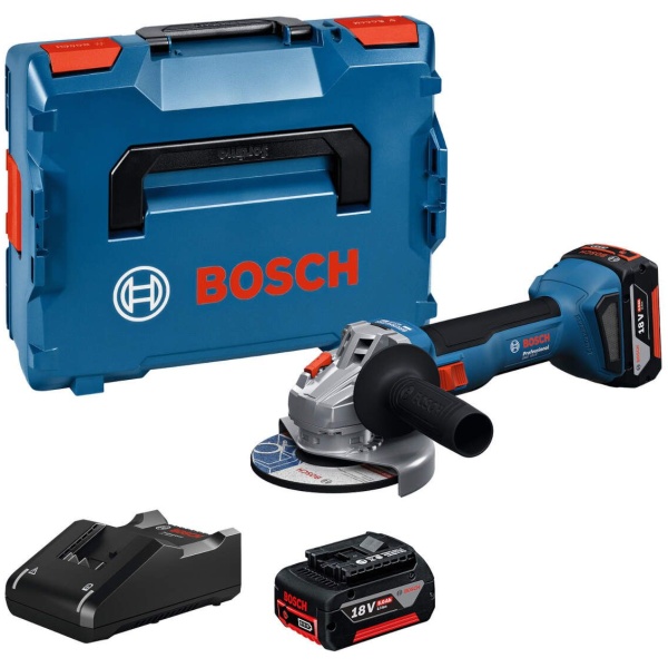 Bosch GWS 18V-8 Akumulatorska ugaona brusilica fi 125mm sa 2 x 5,0Ah + L-BOXX 136  | 06019N9003