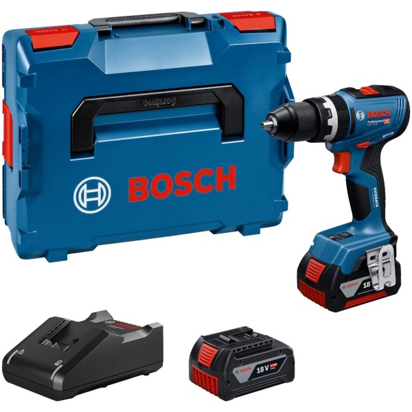 GSB 18V-65 Akumulatorska vibraciona bušilica - odvrtač Bosch 2x5,0Ah + L-BOXX 136 | 06019N3303