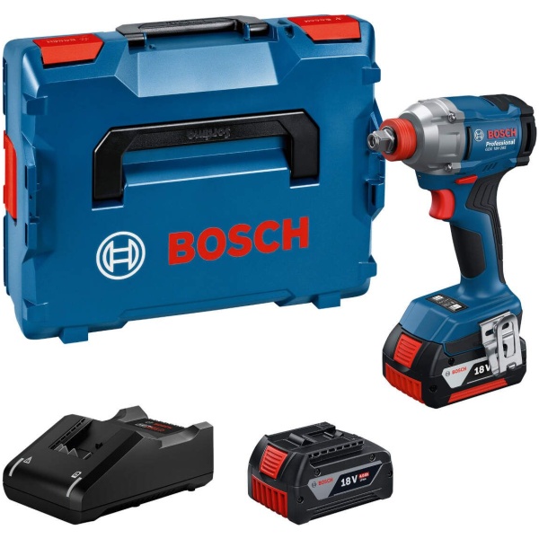 GDX 18V-285 Bosch Aku rotacioni udarni odvrtač 2x4.0Ah+L-boxx | 06019N2102