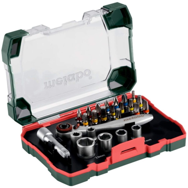 Metabo 26-delni set bitova sa račnom l 626701000