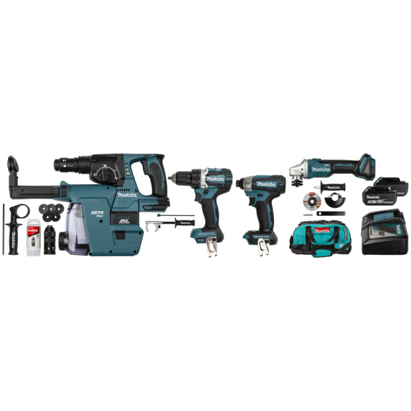 DLX4155TX1 Makita LXT set akumulatorskog alata i pribora l DLX4155TX1 - Image 2