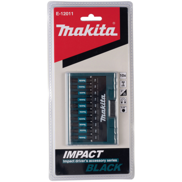 E-12011 Makita 10-delni set bitova Impact Black l E-12011 - Image 2