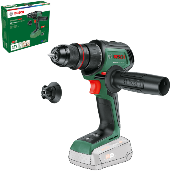 AdvancedImpact 18V-80 QuickSnap Bosch aku vibraciona bušilica - odvrtač SOLO l 06039E2100