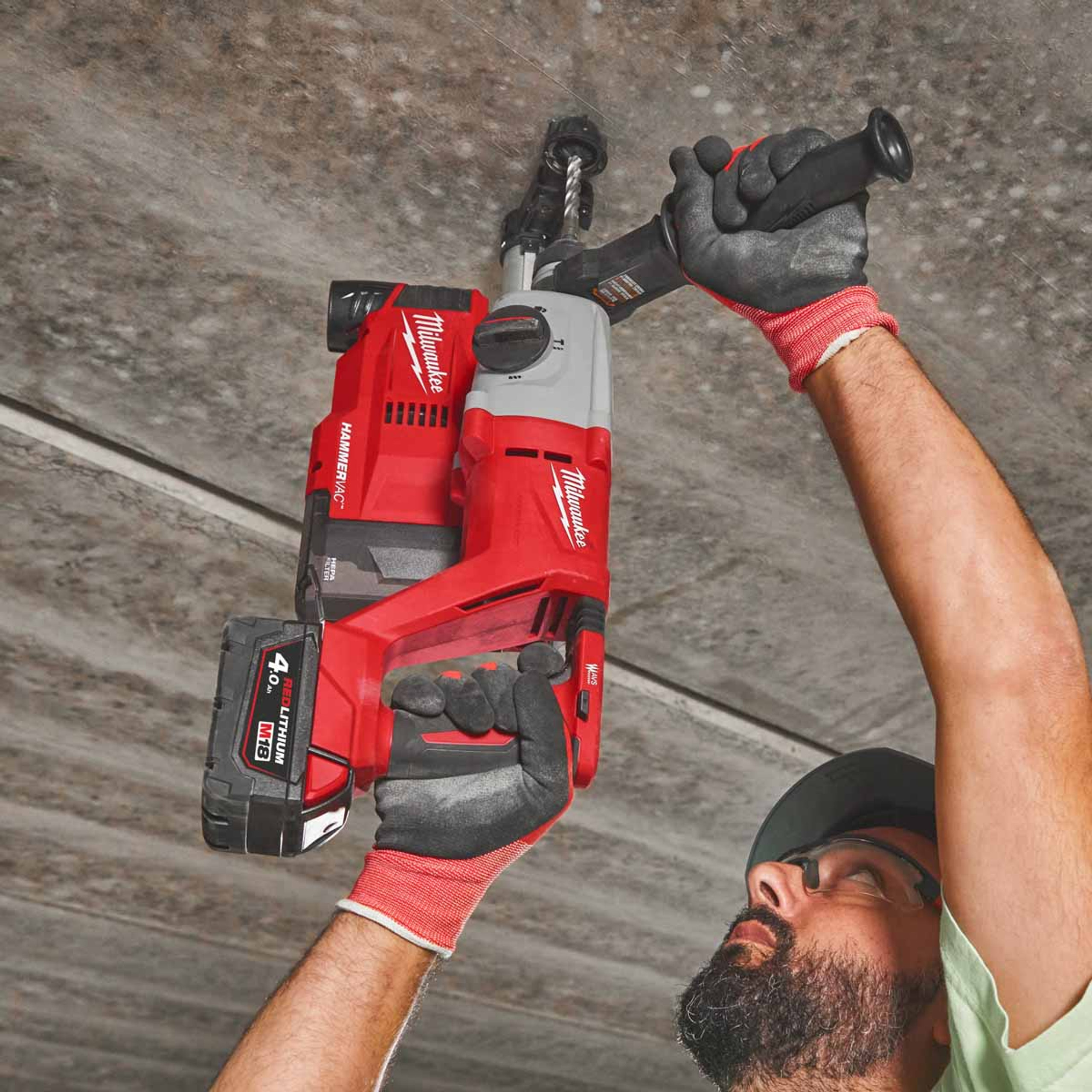 Milwaukee M18 BLHACD26-402X Aku udarna bušilica bez četkica SDS-Plus D-drška l 4933492480 - Slika 3