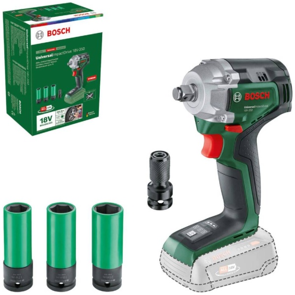 Bosch UniversalImpactDrive 18V-350 Aku.udarni odvrtač SOLO + set umetaka l 0603980305