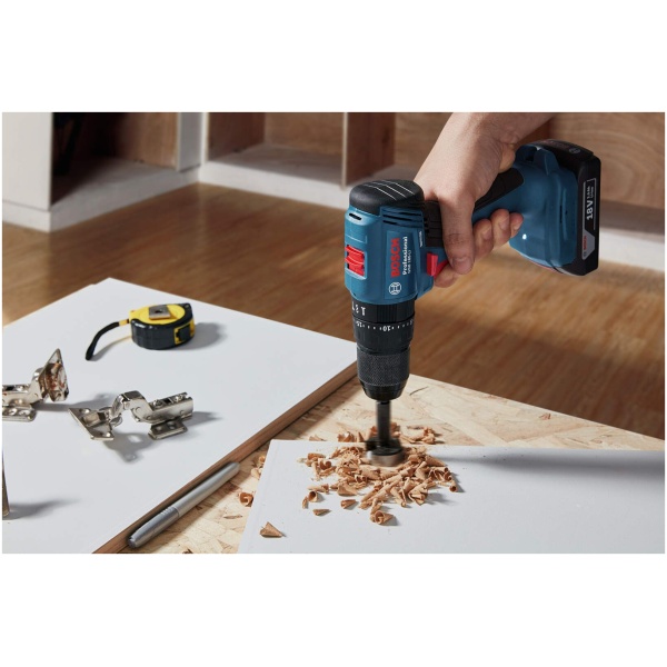 Bosch GSB 185-Li Aku vibraciona bušilica/odvrtač 18V 1x2,0 Ah + set pribora u koferu l 06019K3102 - Image 3