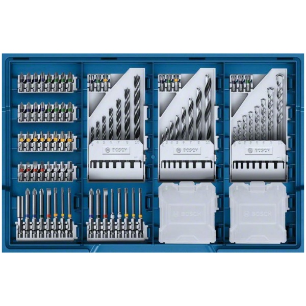 GSB 18V-45 Bosch Aku vibraciona buš/odvrtač+82-delni set L-Case 1x2.0Ah +1x4.0Ah | 0615A5008G - Image 2