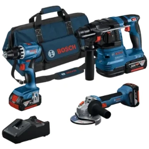 Bosch Set 3 alata  GSR 18V-45+GWS 18V-7+GBH 18V-22+3X4,0 Ah+torba | 0615A5007L