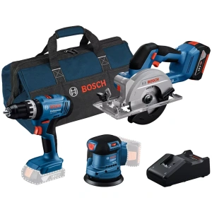 Bosch Set 3 alata  GSR 18V-45+GWS 18V-7+GBH 18V-22+3X4,0 Ah+torba | 0615A5007L