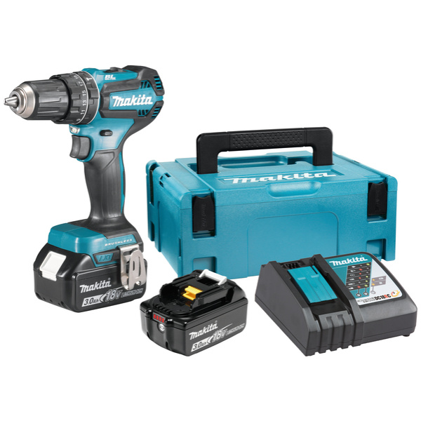 DHP485RFJ Makita Akumulatorska udarna bušilica-odvijač 2x3,0ah+MakPac l DHP485RFJ