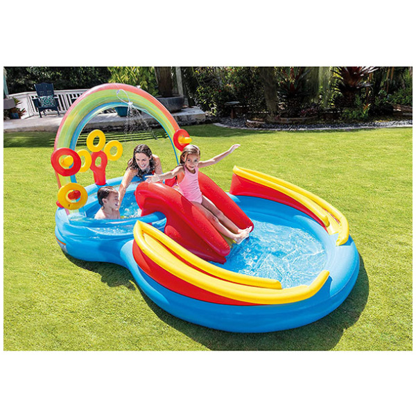 Intex Dečji bazen 2.97 x 1.93 x 1.35m Rainbow Ring Play Center l 050955 - Image 4
