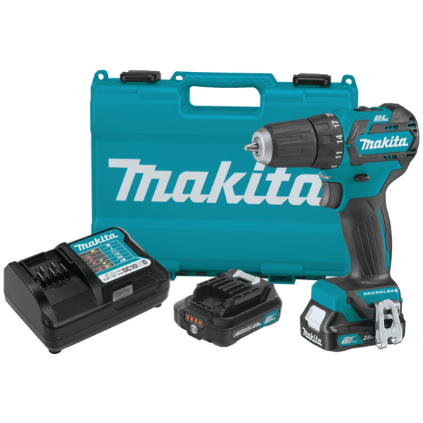 Makita DF332DSAE Akumulatorska bušilica - odvijač 2 x 2.0 Ah l DF332DSAE