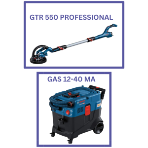 Bosch set alata GTR 550 + GAS 12-40 MA - specijalna cena