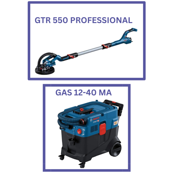 Bosch set alata GTR 550 + GAS 12-40 MA - specijalna cena