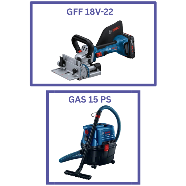 Bosch set alata GFF 18V-22 + GAS 15 PS - specijalna cena