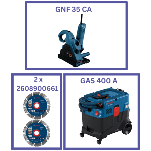 Bosch set alata GNF 35 CA + GAS 400 A + 2608900661 - specijalna cena