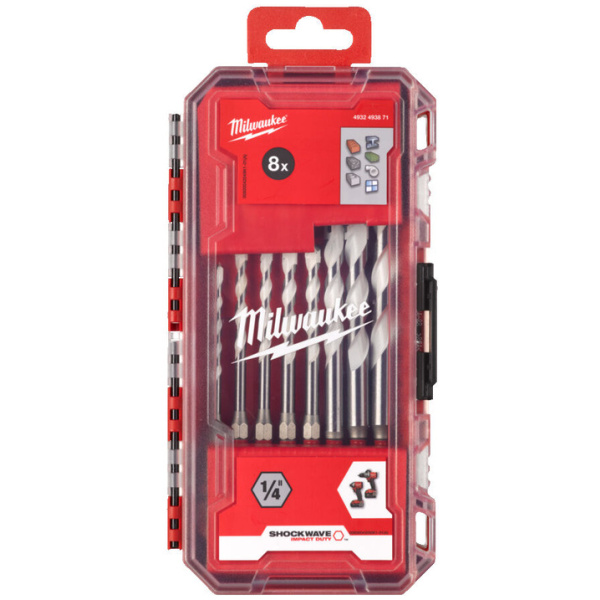 Burgije Multimaterijal set 4-12mm HEX Milwaukee l 4932493871 - Slika 2