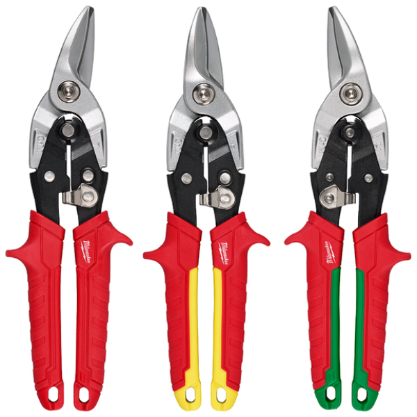 Milwaukee makaze za lim set 3 kom. l 4932499020