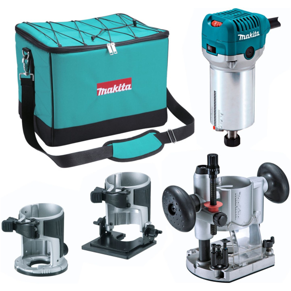 RT0702CX2 Makita jednoručna glodalica , 710W - u torbi l RT0702CX2