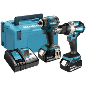 DLX2527TJ MAKITA Akumulatorski set alata bušilica – odvijač  2×5,0Ah l DLX2527TJ