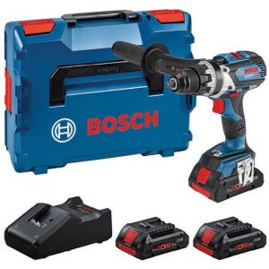 Bosch GSB18V-110 C Aku vibraciona bušilica 3x PC 18V 4.0 Ah+GAL18V-40+L-BOXX l 0615A5002X