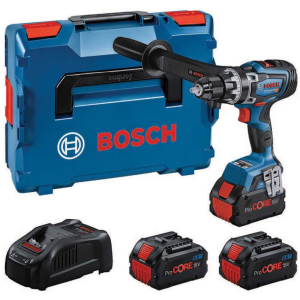 Bosch GSR 18V-150 C Aku.vibraciona bušilica sa 3 x PC18V 8.0 Ah+GAL 1880 CV+L-BOXX l 0615A5002T