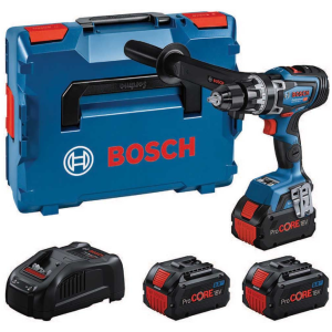 Bosch GSB 18V-150 C Aku vibraciona bušilica sa 3x PC 18V 8.0 Ah + GAL 1880 CV + L-BOXX l 0615A5002Y