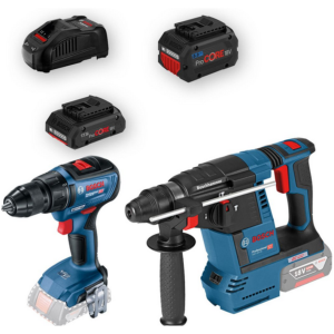 Set GBH 18V-26 + GSR 18V-50 Bosch aku alata sa 1×8,0Ah + 1×4,0 Ah ProCORE 18V l 0615990N1X