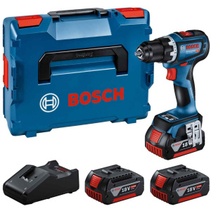 Bosch GSR 18V-90 C Aku. vibraciona bušilica/odvijač  3x PC 18V 4.0 Ah+GAL 18V-40+L-BOXX l 0615A5002R