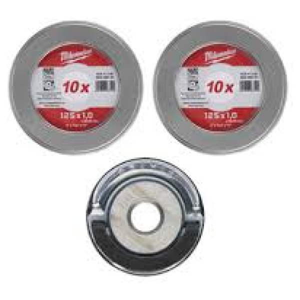 Milwaukee rezni set za brusilicu 20 kom. reznih ploča 125x1.0 mm + Fixtec matica l 4932492888 - Slika 2