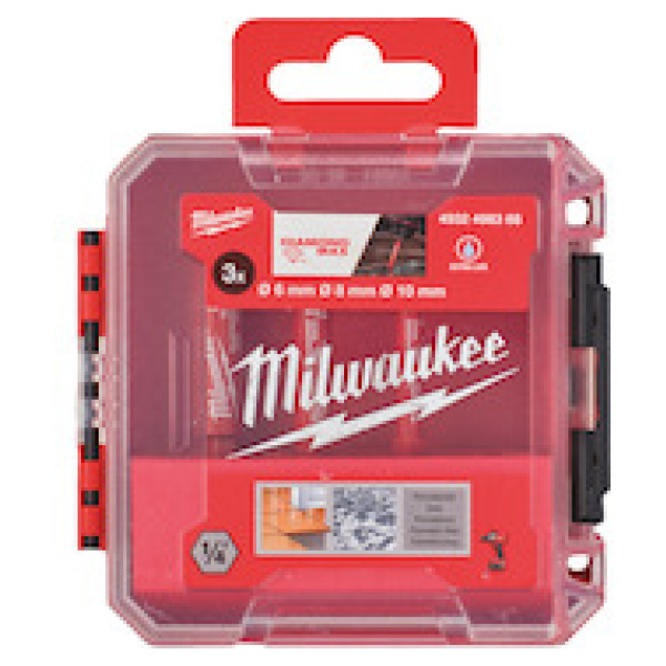 DIJAMANTSKE BURGIJE KRUNE SET 6, 8, 10 mm Milwaukee l 4932498368 - Slika 3