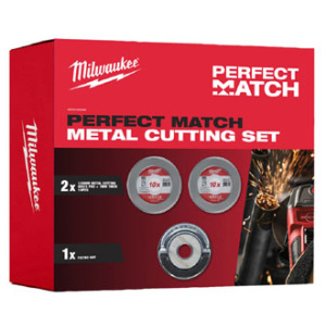 Milwaukee rezni set za brusilicu 20 kom. reznih ploča 125x1.0 mm + Fixtec matica l 4932492888