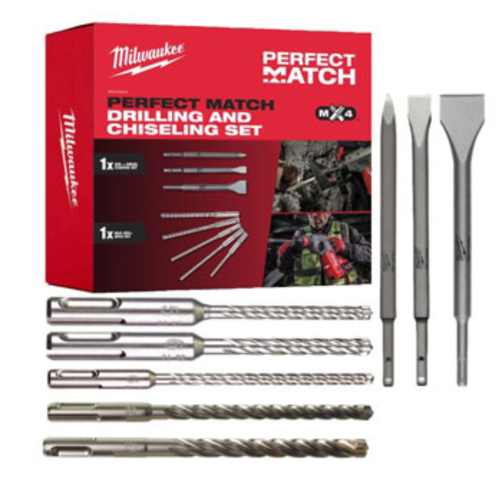 Milwaukee - Set burgija,dleta i špic SDS+Mx4 l 4932492654 - Slika 2