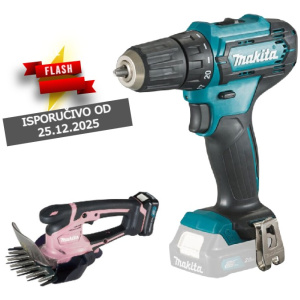 DF333DZ+UM600DSAP Aku.bušilica/odvijač + Aku.makaze za travu Makita l DF333DZ+UM600DSAP
