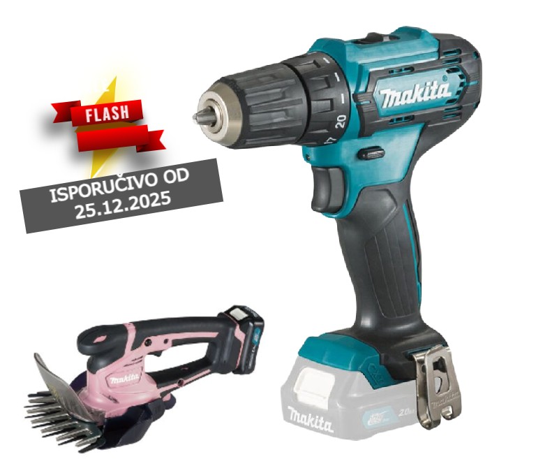 DF333DZ+UM600DSAP Aku.bušilica/odvijač + Aku.makaze za travu Makita l DF333DZ+UM600DSAP