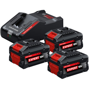 Expert Set Bosch 3 x EXBA 18V-80 baterija + punjač EXAL 18V-160 | 0615V0005R