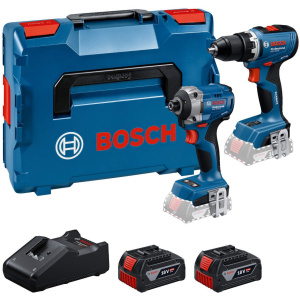 Akumulatorski set Bosch GSR 18V-65 + GDR 18V-215 + 2 x GBA 18V 5,0Ah + L-BOXX 136 | 0615A50090