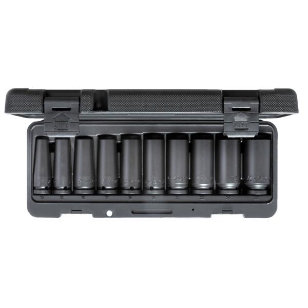Gedore K 19 L-010 Set dubokih udarnih gedora 1/2" 10 kom | K 19 L-010
