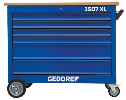 Gedore KL-4999-420 Kolica sa 7 fioka i setom alata od 302 delova | KL-4999-420