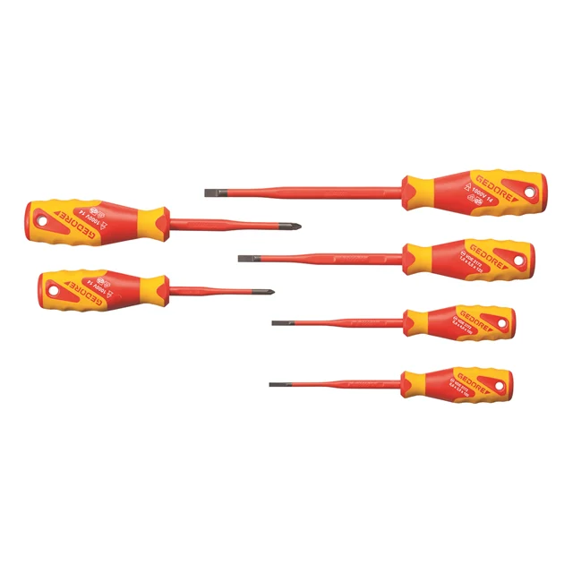 Gedore VDE 2162-2172 PZ-06 Set odvijača PZ SLIM DRIVE 6 delova | VDE 2162-2172 PZ-06