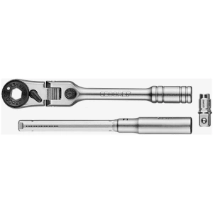 Gedore 671 M-003 Set fleksibilne reverzibilne mini račne 1/4"- 3 kom | 671 M-003