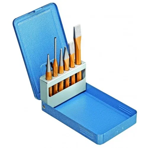 Gedore 106 D Set izbijača i sekača u metalnoj kutiji 6 dela | 106 D