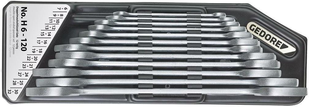 Gedore 6-120 Set viljuškastih ključeva (dvostrani) 12 kom 6–32 mm | Gedore 6-120