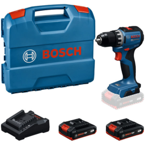 GSR 18V-52 Bosch Aku. bušilica-odvijač  sa 2×18V 2.0Ah + punjačem u L-Case koferu l 06019S0025